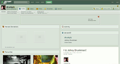 Desktop Screenshot of drunkplz.deviantart.com