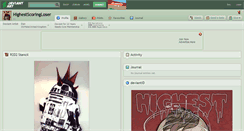 Desktop Screenshot of highestscoringloser.deviantart.com