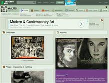 Tablet Screenshot of akalilith.deviantart.com