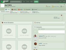 Tablet Screenshot of dan72894.deviantart.com