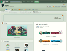 Tablet Screenshot of elusev.deviantart.com