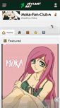 Mobile Screenshot of moka-fan-club.deviantart.com