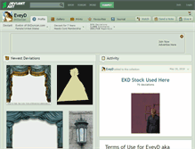 Tablet Screenshot of eveyd.deviantart.com