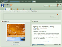 Tablet Screenshot of frostola.deviantart.com