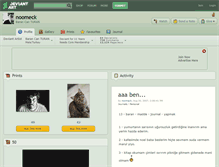Tablet Screenshot of noomeck.deviantart.com