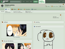 Tablet Screenshot of mosya-yummy.deviantart.com