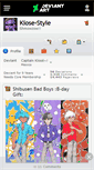 Mobile Screenshot of kiose-style.deviantart.com
