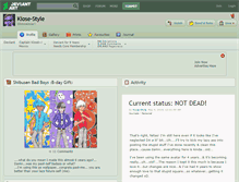 Tablet Screenshot of kiose-style.deviantart.com