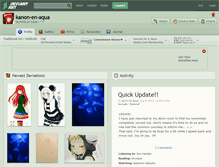 Tablet Screenshot of kanon-en-aqua.deviantart.com