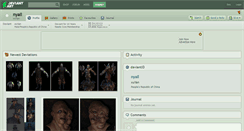 Desktop Screenshot of nyall.deviantart.com