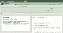Desktop Screenshot of devinjamie.deviantart.com