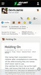 Mobile Screenshot of devinjamie.deviantart.com