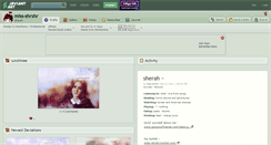 Desktop Screenshot of miss-shrshr.deviantart.com