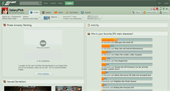 Desktop Screenshot of galaxypink.deviantart.com