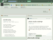 Tablet Screenshot of mylithium.deviantart.com
