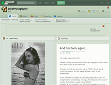 Tablet Screenshot of diedphotography.deviantart.com