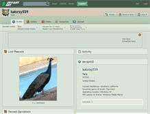 Tablet Screenshot of katcrzy559.deviantart.com