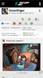 Mobile Screenshot of greenfinger.deviantart.com