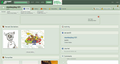 Desktop Screenshot of monkeyboy101.deviantart.com
