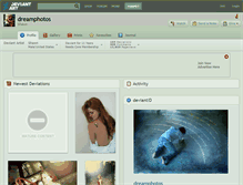 Tablet Screenshot of dreamphotos.deviantart.com