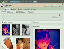 Tablet Screenshot of miyavibabe1.deviantart.com