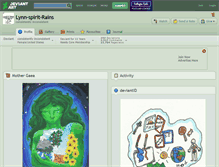 Tablet Screenshot of lynn-spirit-rains.deviantart.com