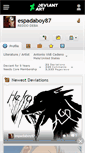 Mobile Screenshot of espadaboy87.deviantart.com