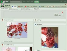 Tablet Screenshot of luns-13.deviantart.com