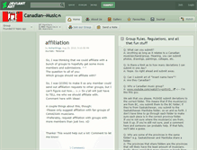 Tablet Screenshot of canadian--music.deviantart.com