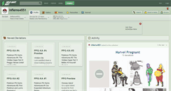 Desktop Screenshot of infierno4551.deviantart.com