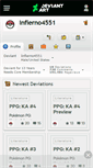 Mobile Screenshot of infierno4551.deviantart.com