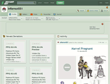 Tablet Screenshot of infierno4551.deviantart.com