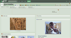 Desktop Screenshot of brokenteddybear.deviantart.com