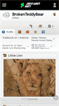Mobile Screenshot of brokenteddybear.deviantart.com