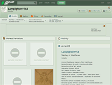 Tablet Screenshot of lamplighter1968.deviantart.com
