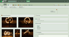 Desktop Screenshot of dded.deviantart.com