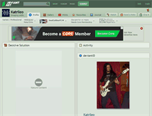 Tablet Screenshot of katrileo.deviantart.com