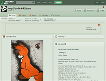 Tablet Screenshot of nny-the-dark-kitsune.deviantart.com