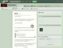 Tablet Screenshot of evilanimals.deviantart.com