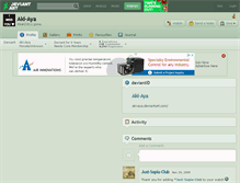 Tablet Screenshot of aki-aya.deviantart.com