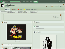Tablet Screenshot of freeheadcomx.deviantart.com