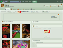 Tablet Screenshot of fuzwig.deviantart.com