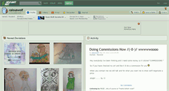 Desktop Screenshot of caiouswolf.deviantart.com