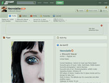 Tablet Screenshot of neovolatile.deviantart.com