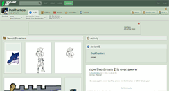 Desktop Screenshot of duskhunters.deviantart.com