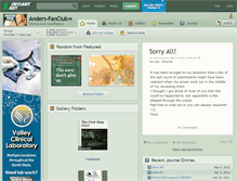 Tablet Screenshot of anders-fanclub.deviantart.com