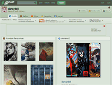 Tablet Screenshot of darcydoll.deviantart.com