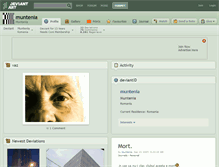 Tablet Screenshot of muntenia.deviantart.com