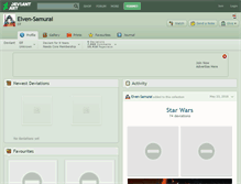 Tablet Screenshot of elven-samurai.deviantart.com