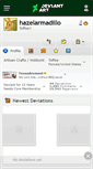 Mobile Screenshot of hazelarmadillo.deviantart.com